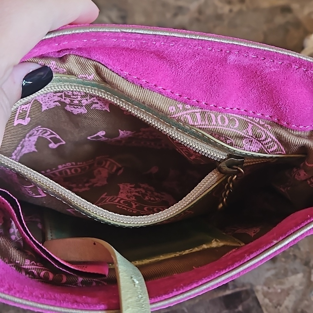 Vintage Juicy Couture Fusia Purse - Picture 6 of 11